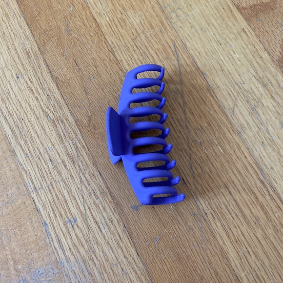 Coral, Orange and Purple claw clips - Picture 2 of 4